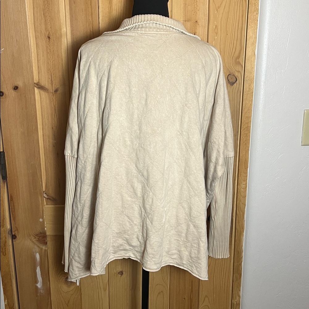 FREE PEOPLE One Shiloh Pullover in Beige - Picture 6 of 8